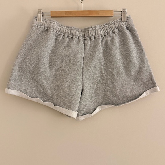 BDG Gray & Olive Utility Pocket Sweat Shorts Size L | Cozy Streetwear - Picture 7 of 10